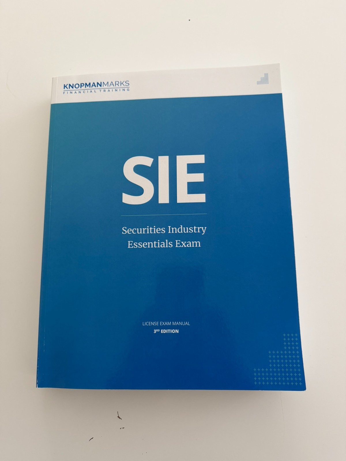 SIE Securities Industry Essentials Exam License Exam Manual 3rd ed Knopman Marks