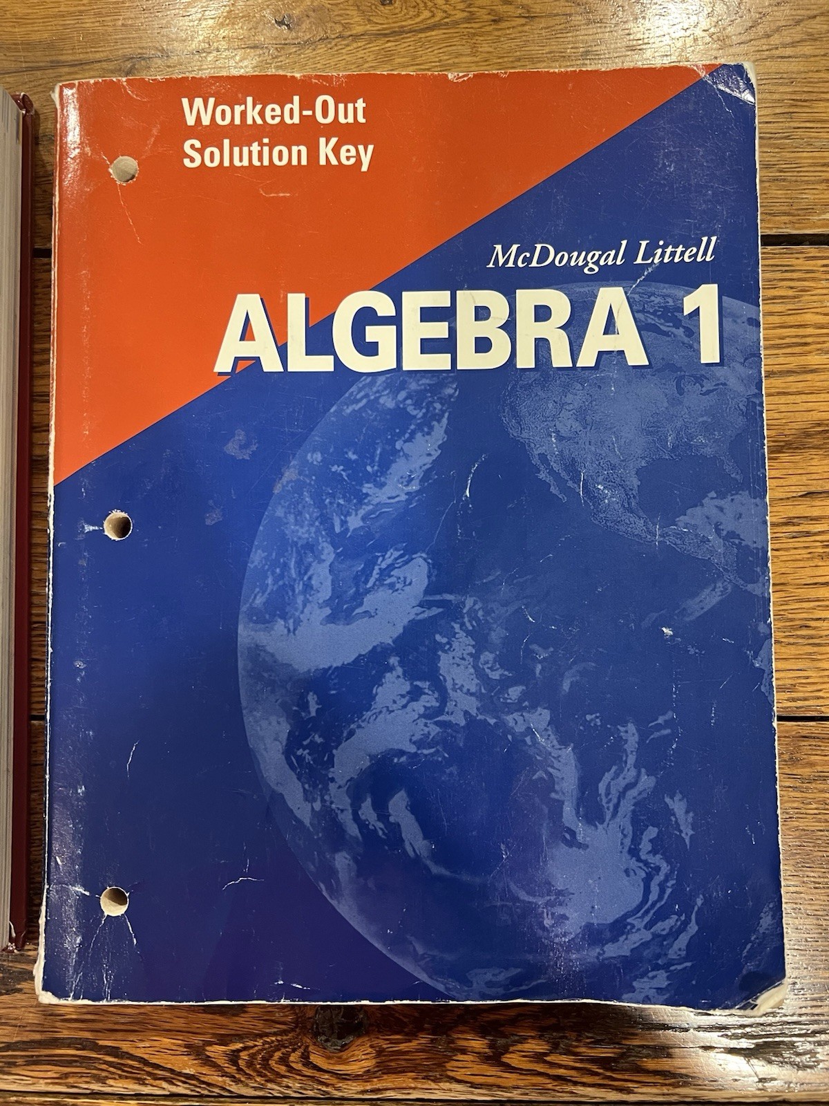 McDougal Littell Algebra 1 SET – 2004 Textbook & 2001 Worked-Out Solution Key
