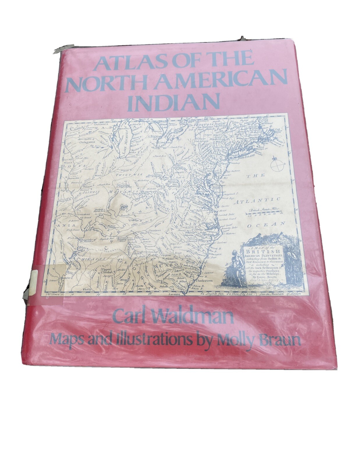 Atlas of the North American Indian 1985 HBDJ Well Illustrated Mapped Ex library