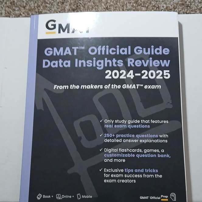 Wiley GMAT Official Guide Data Insights Review Study Guide Graduate Management