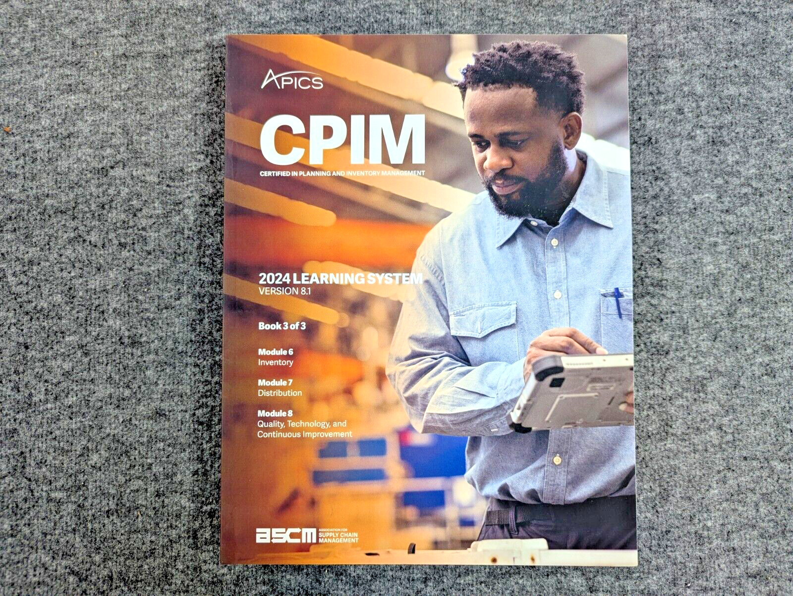 2024 APICS CPIM Book 3 Only, New Version 8.1, Supply Chain Certification