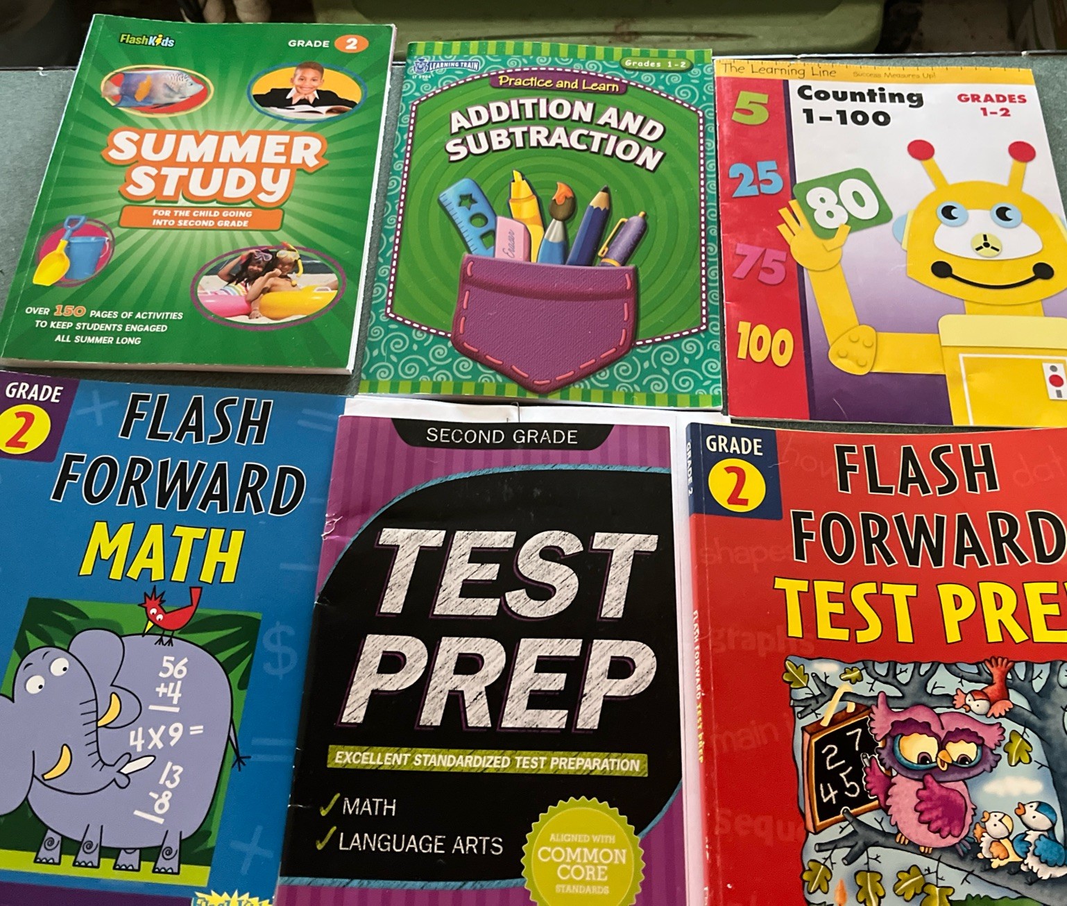 Workbooks Math Reading and Writing Grades 1-3 educational resources materials