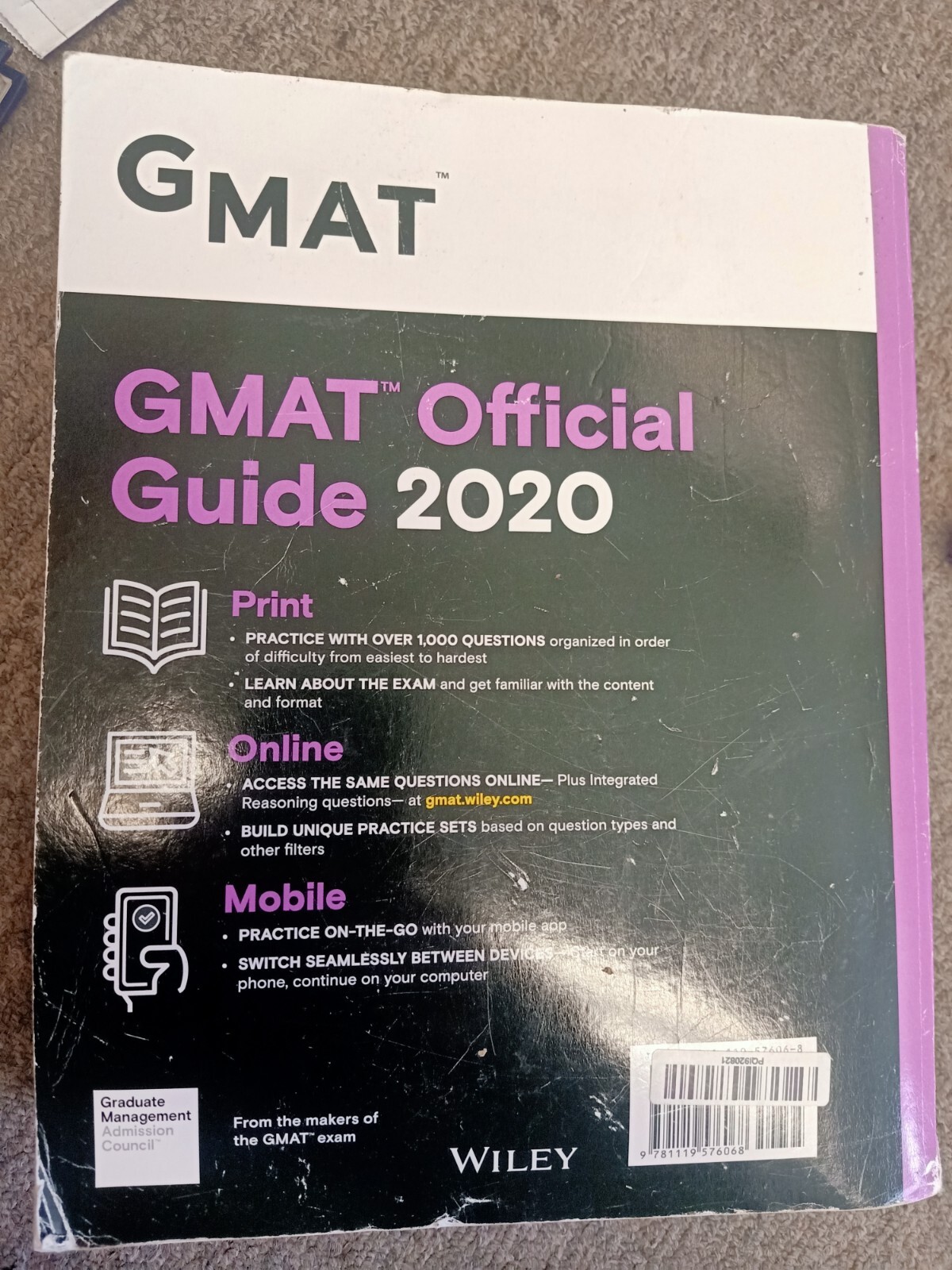 GMAT Official Guide 2020 Book Set Official Guide Verbal Quantitative Textbooks