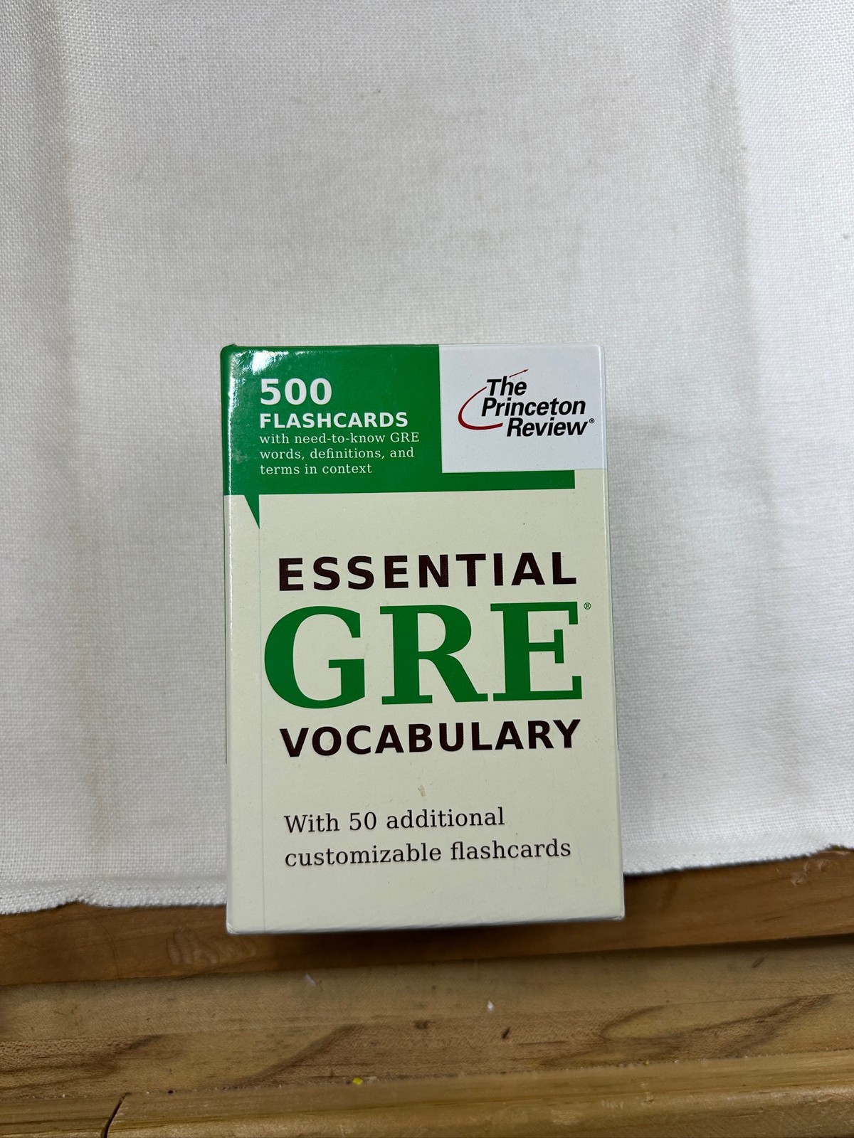 The Princeton Review Essential GRE Vocabulary 500 Flashcards Study Guide Test