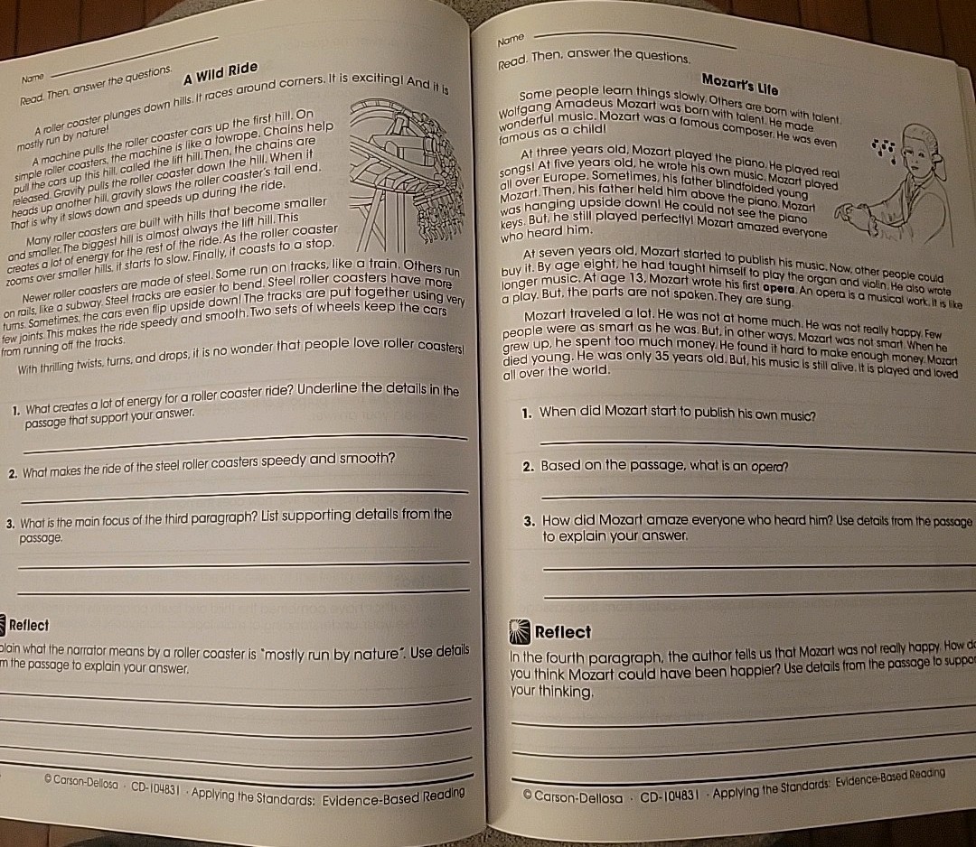 Evidence-Based Reading Grade 2 Workbook