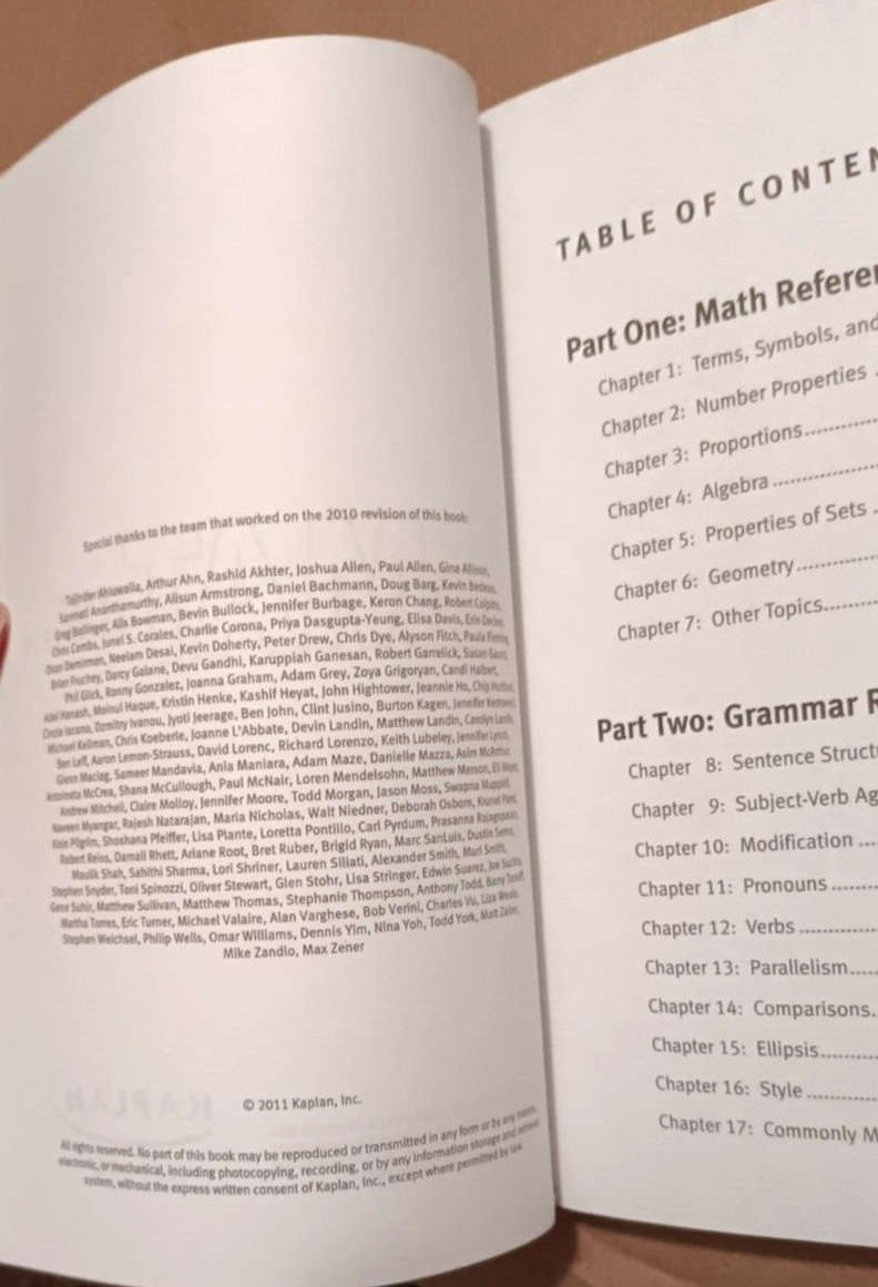+ GMAT Kaplan Test Pocket Reference Graduate Management Admission