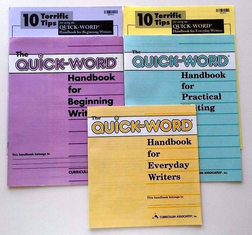 +TIPS All Quick-Word Spelling Writing Handbooks Grade 1 2 3 4 5 6 7 8 9 10 11 12