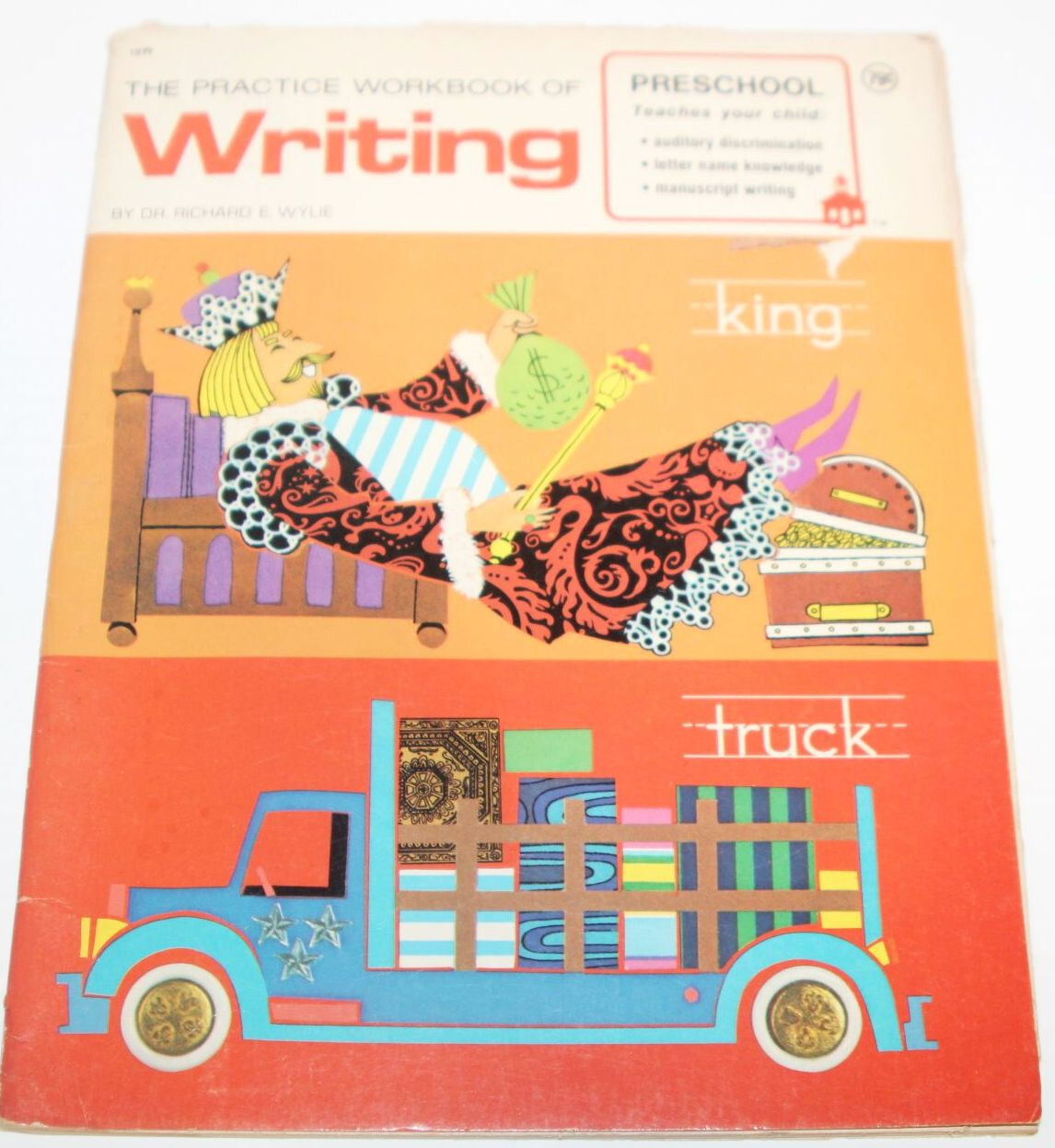 Vintage 1974 – Preschool Practice Workbook of Writing Playmore School Learning