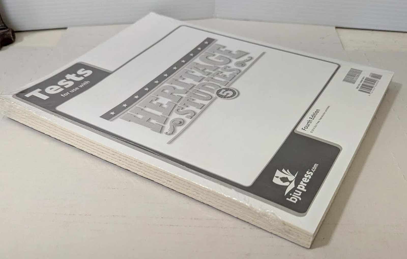 5 Pac BJU Heritage Studies 5 Tests 4th edition 500389 Brand New FREE SHIPPING