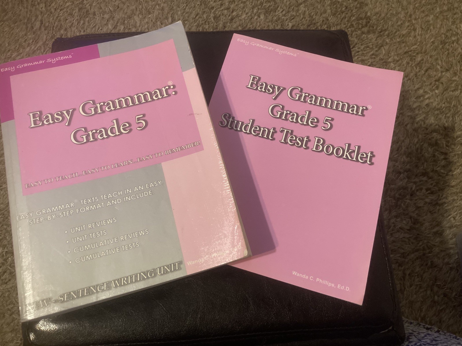 Easy Grammar Grade 5: Student Workbook and Test Booklet