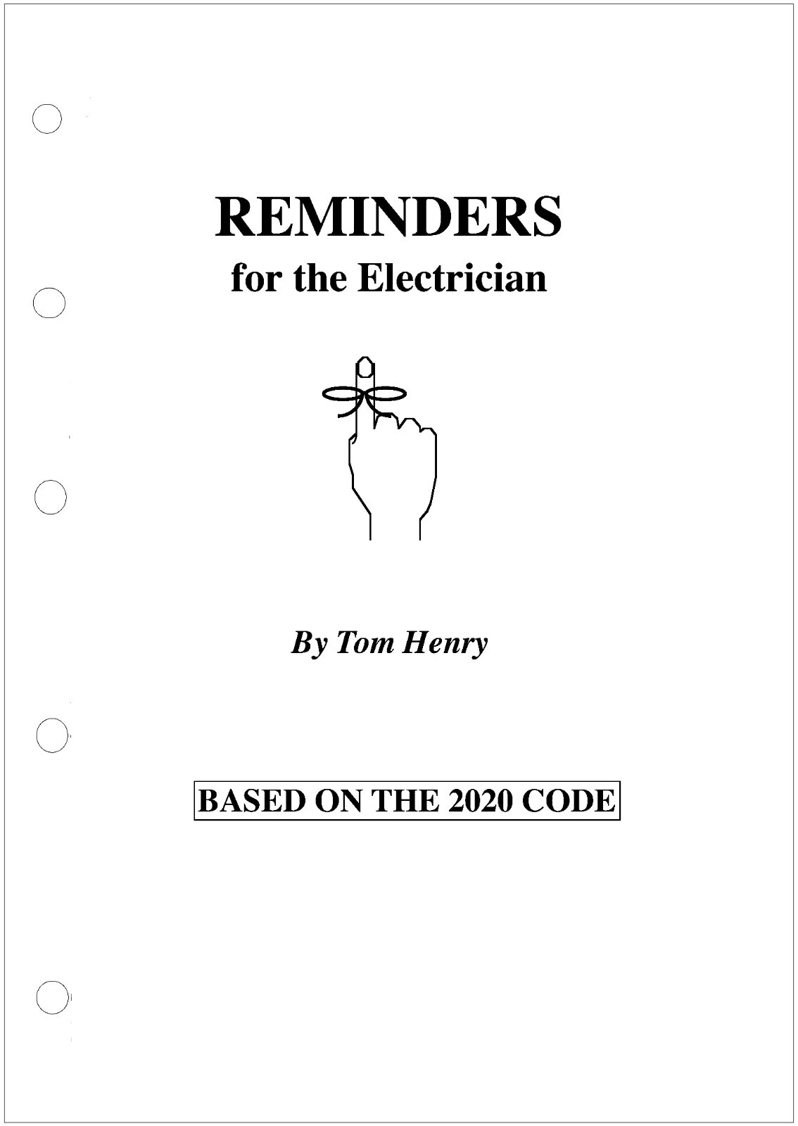2020 Reminders for the Electrician by Tom Henry