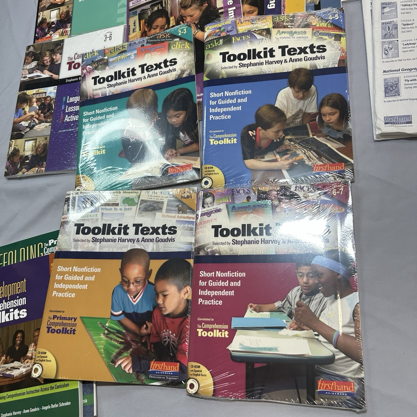 Heinemann Primary Comprehension Toolkit Various Scaffolding Staff Poster Pack #1