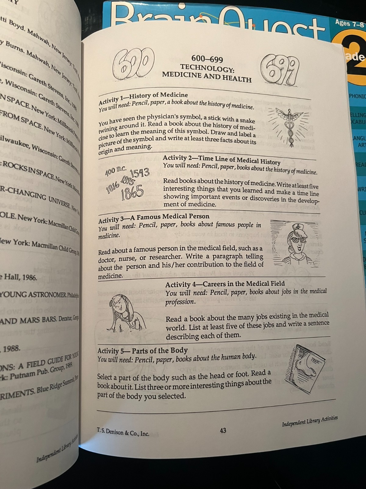 Educational Activities Resource Bundle of 10 Books Parents, Educators, Students