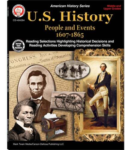 U.S. History, Grades 6 – 12: People and Events 1607-1865 by George R Lee: New