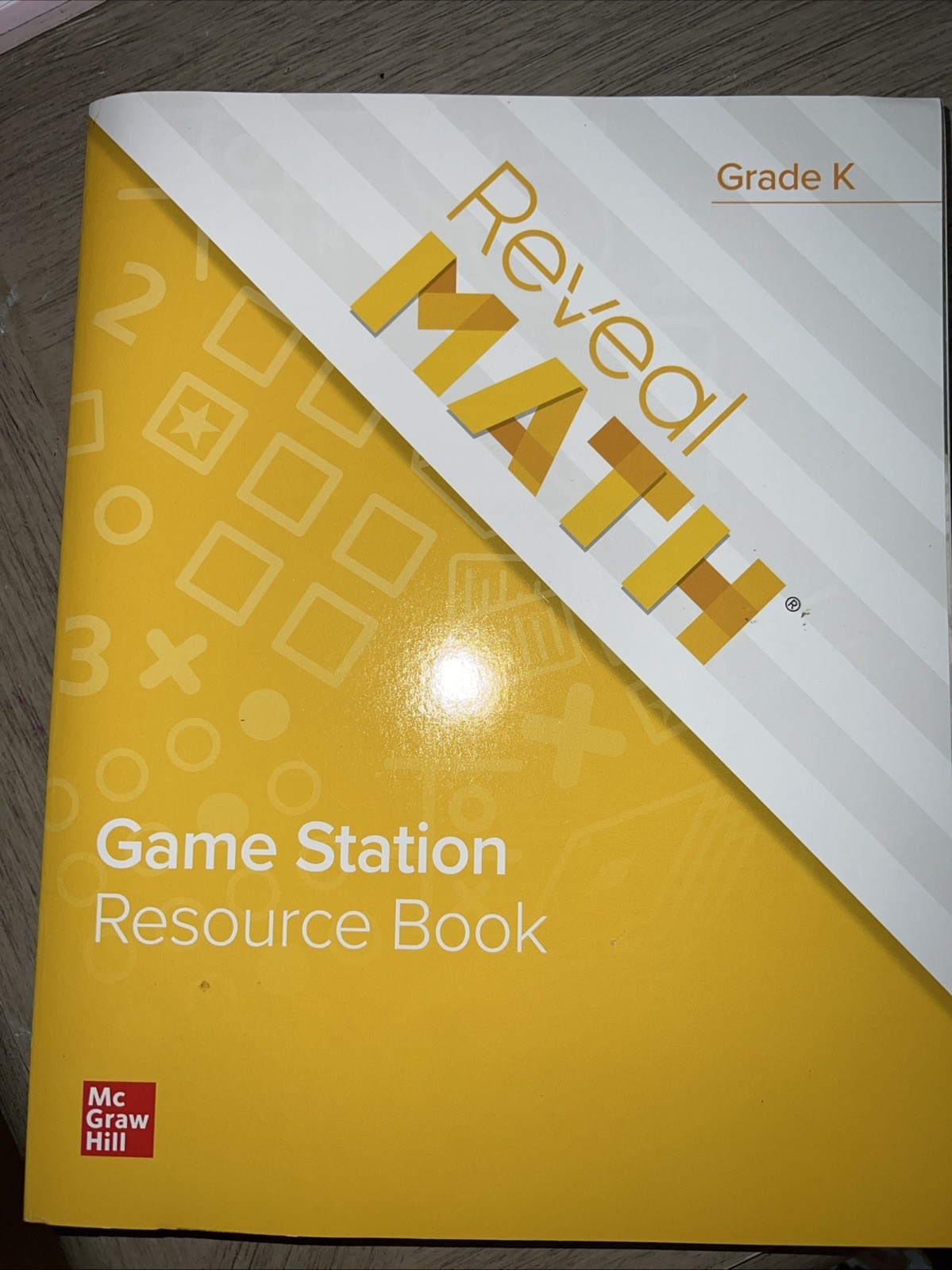 McGraw Hill Reveal Math Game Station Resource Book Grade K