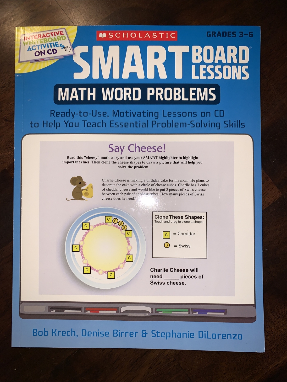Math Word Problems Smartboard Motivating Lessons on CD Scholastic Problem-Solve
