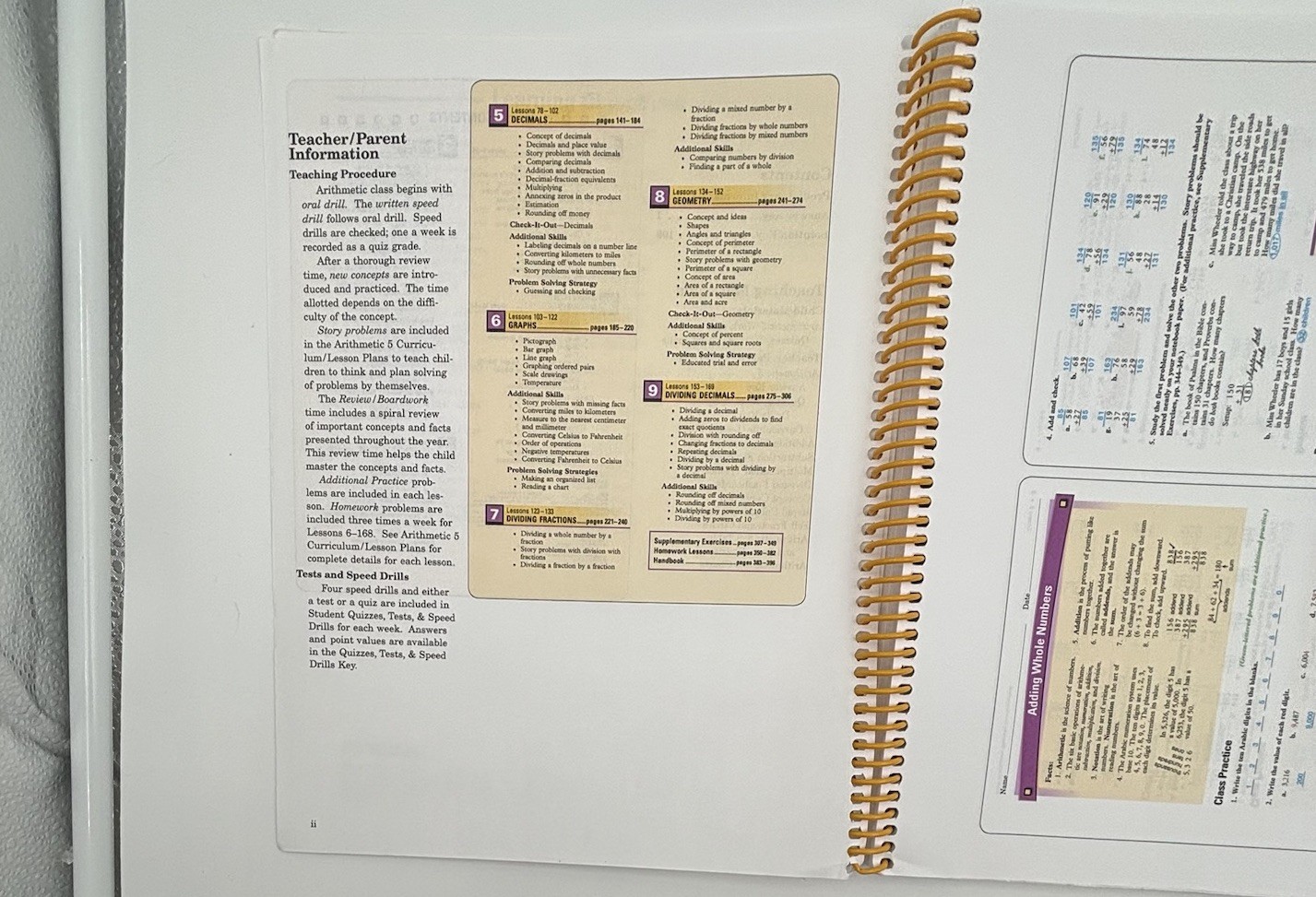 Abeka Arithmetic 5 Fourth Edition Answer Key