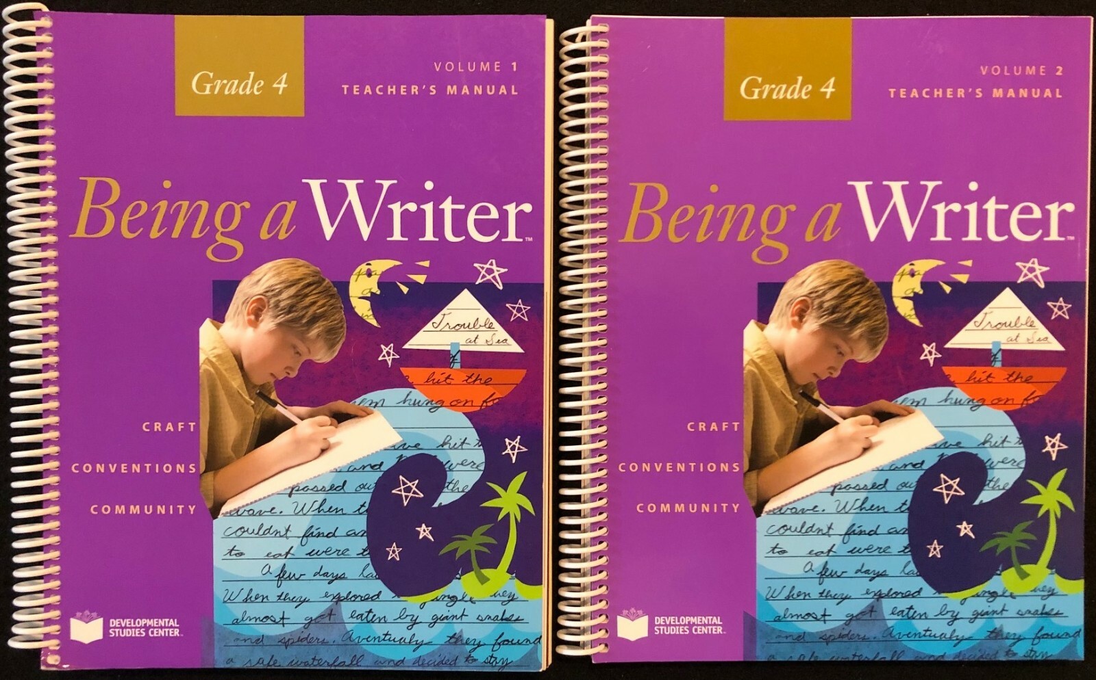 4th – BEING A WRITER – Teacher’s Manual Vol 1 & 2 (2007, Developmental Studies)
