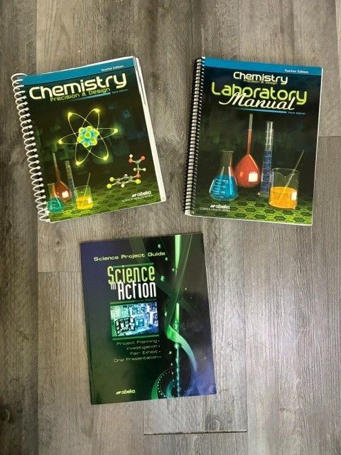 Abeka Chemistry Teacher textbook and lab book w/science project guide 3rd ed