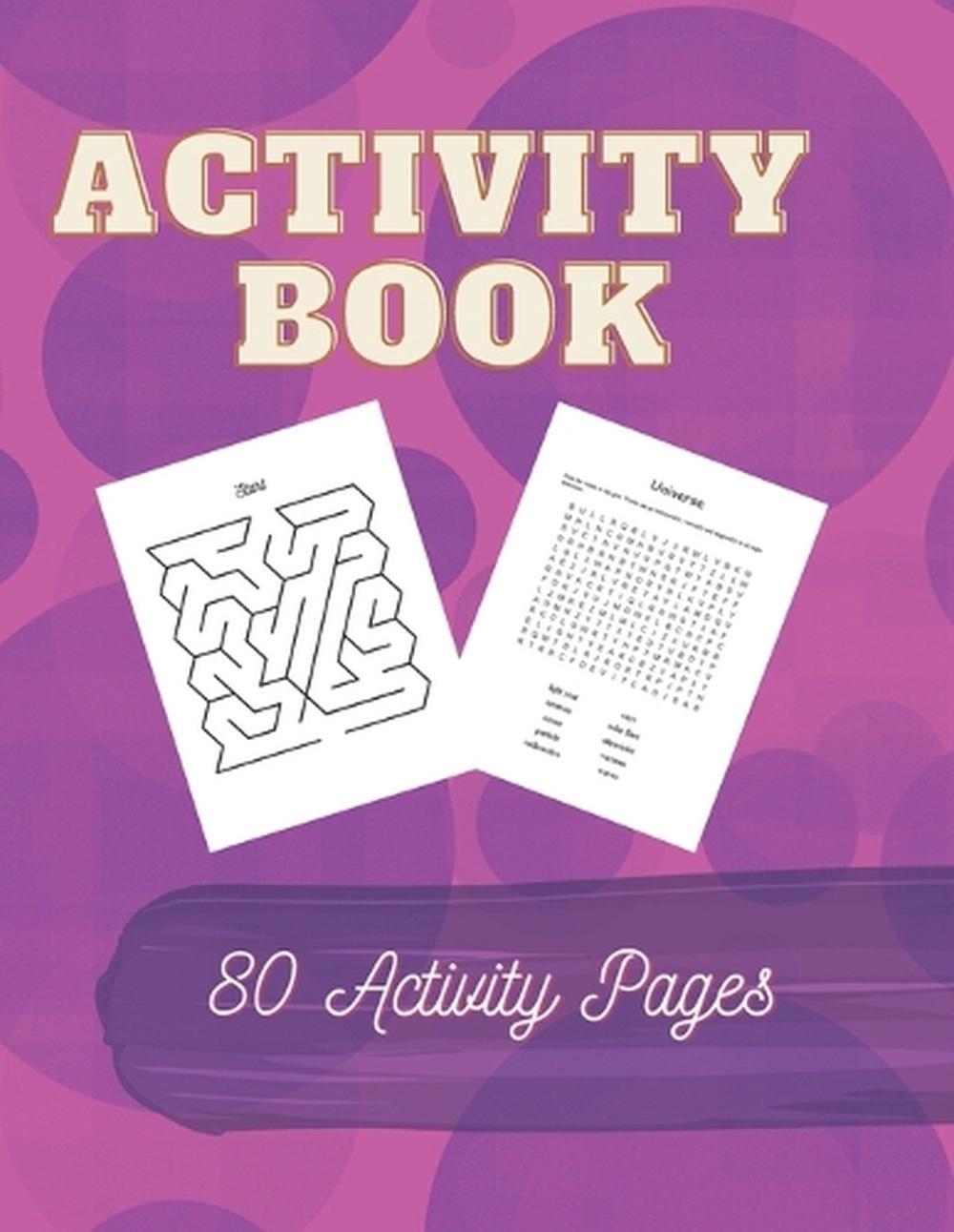 Activity Book: 80 Activity Pages by Cherie Moncada Paperback Book