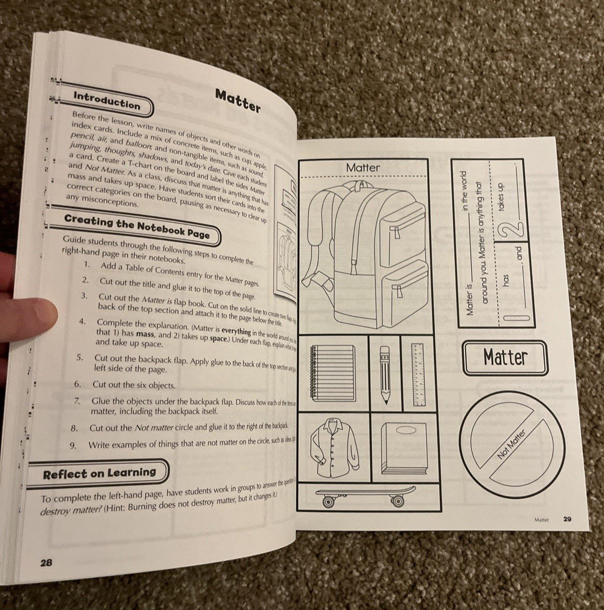 Carson Dellosa | Science Interactive Notebook | 4th Grade **VERY GOOD**