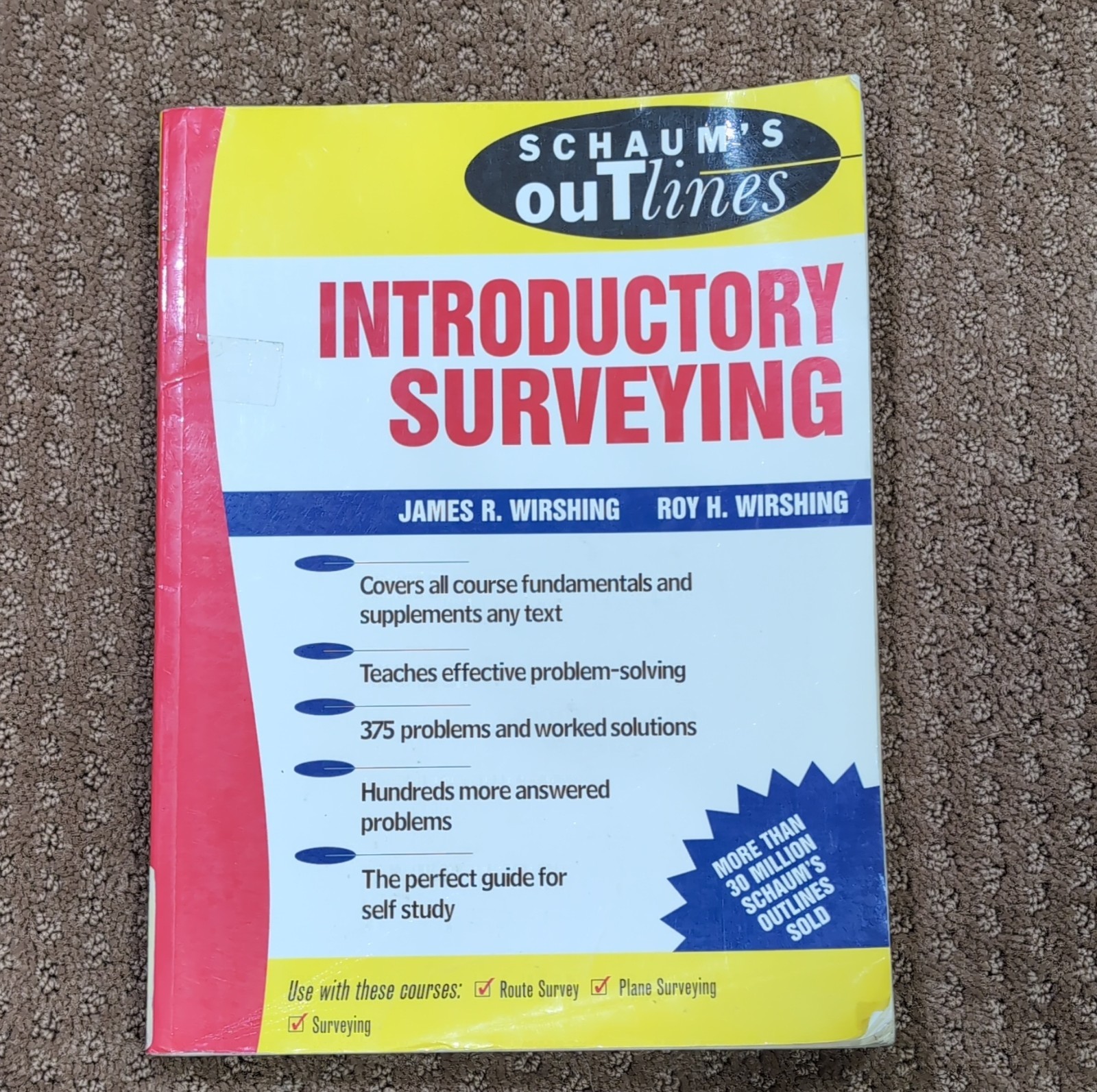 Schaum’s Outline Introductory Surveying by James & Roy Wirshing | Study Guide