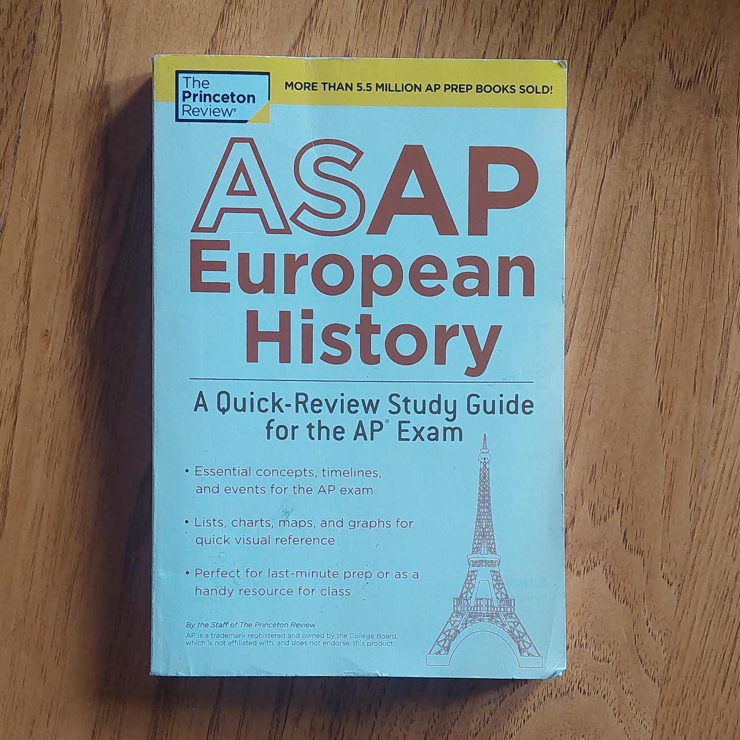 Princeton Review ASAP AP European History Study Guide Book 2018 High School