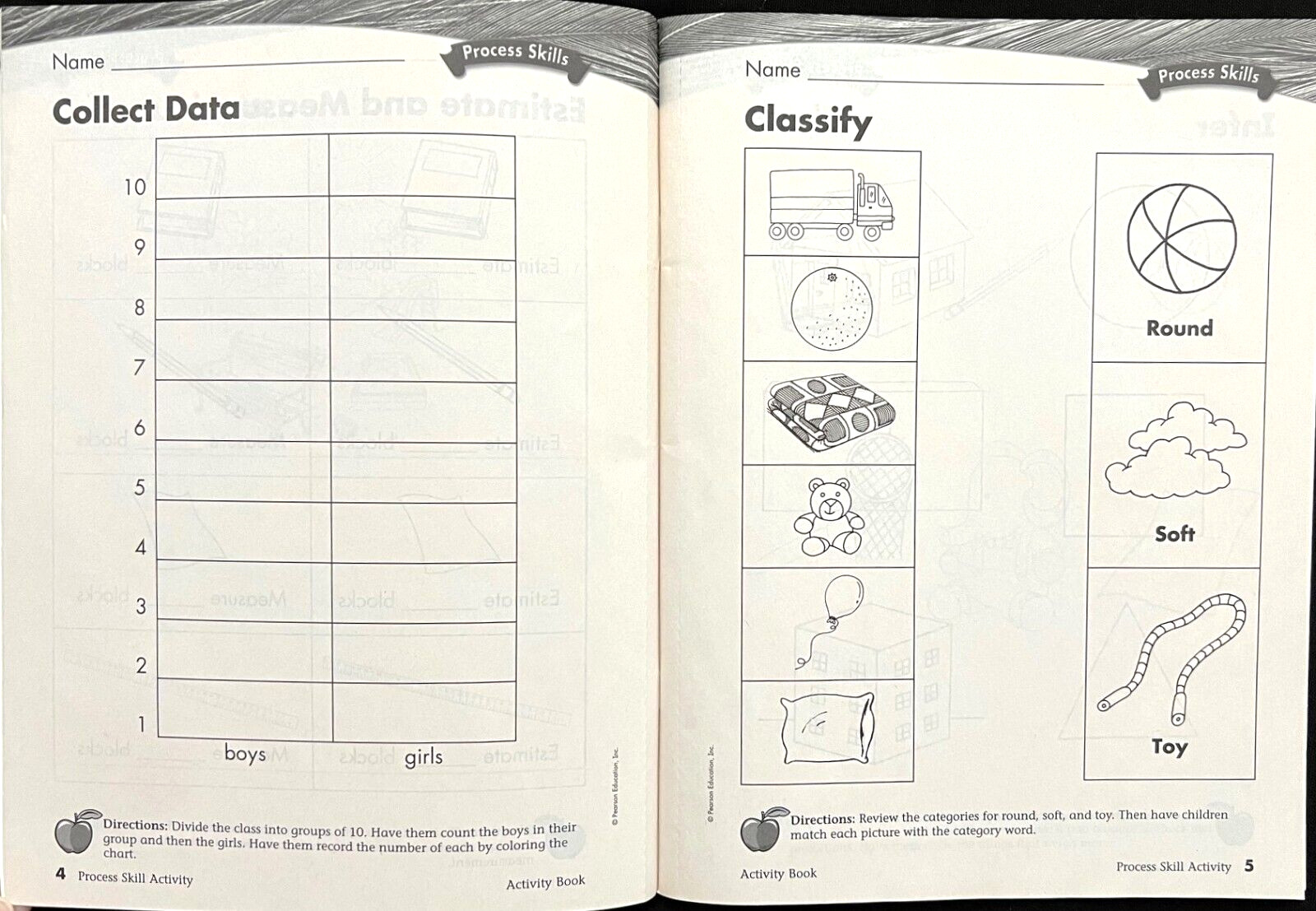 Kindergarten – SCIENCE – ACTIVITY BOOK – STUDENT EDITION (2006, Scott Foresman)