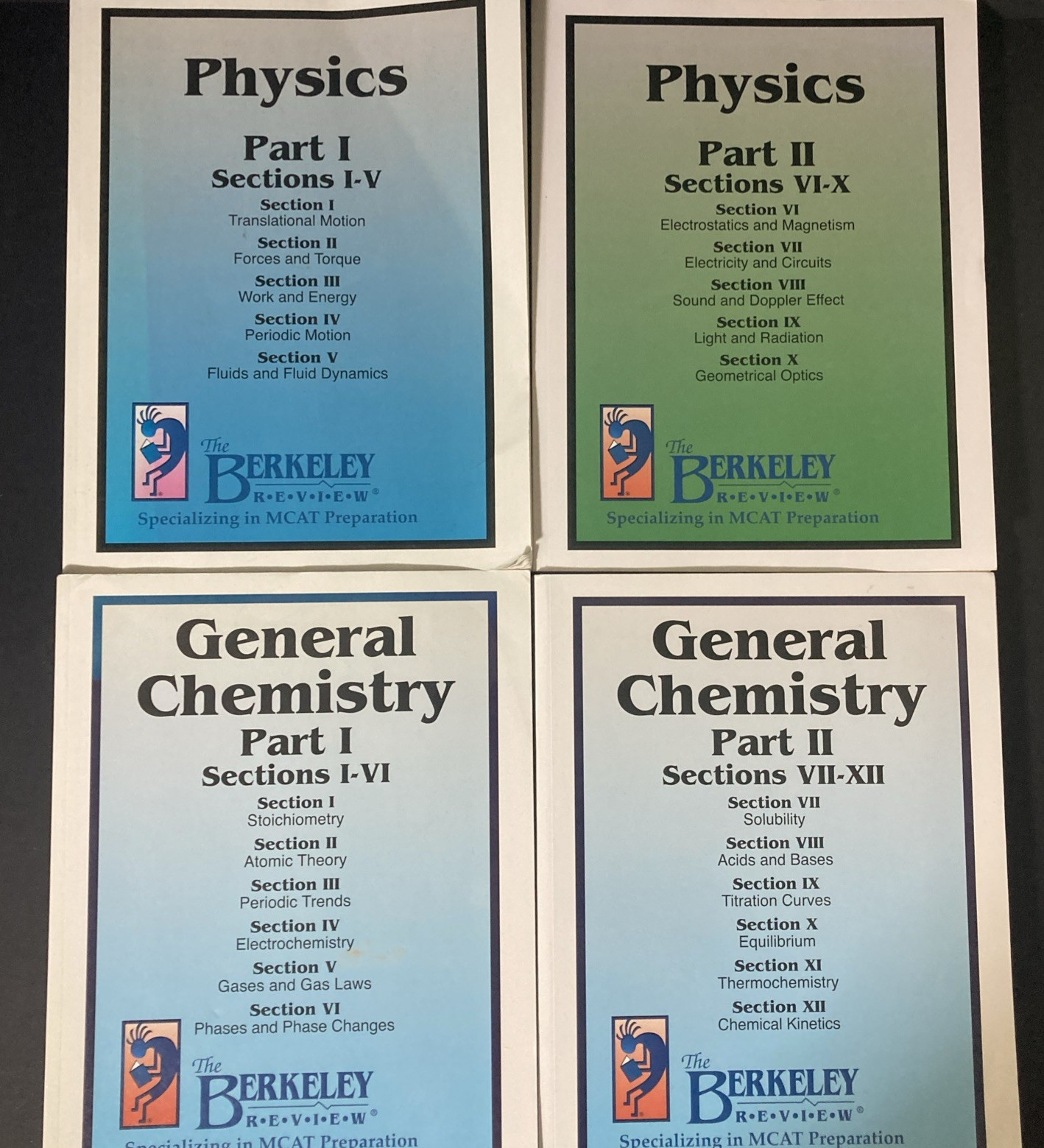 Berkeley Review | MCAT Preparation | Physics 1 & 2 & General Chemistry 1 & 2