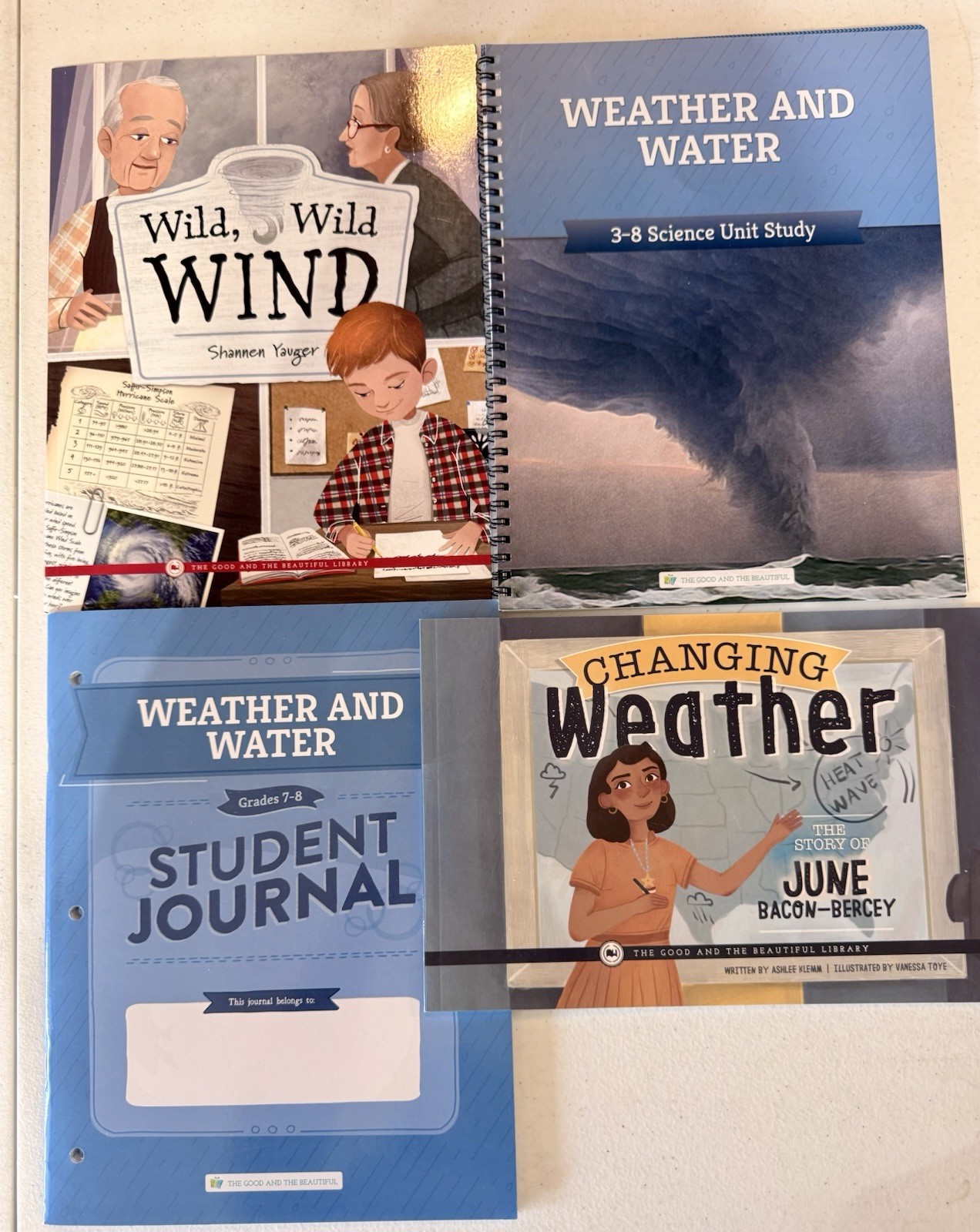 The Good and the Beautiful: Weather & Water Science 3-8 Unit Study Like New