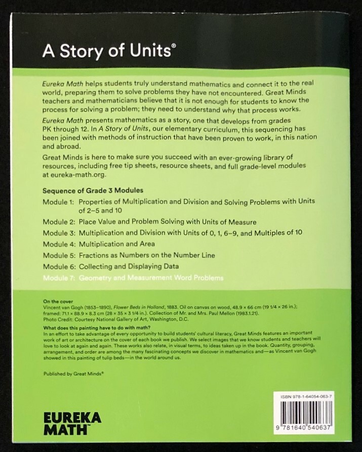 3rd Grade – EUREKA MATH – MODULE 7 (Student Workbook) (2018, Great Minds)