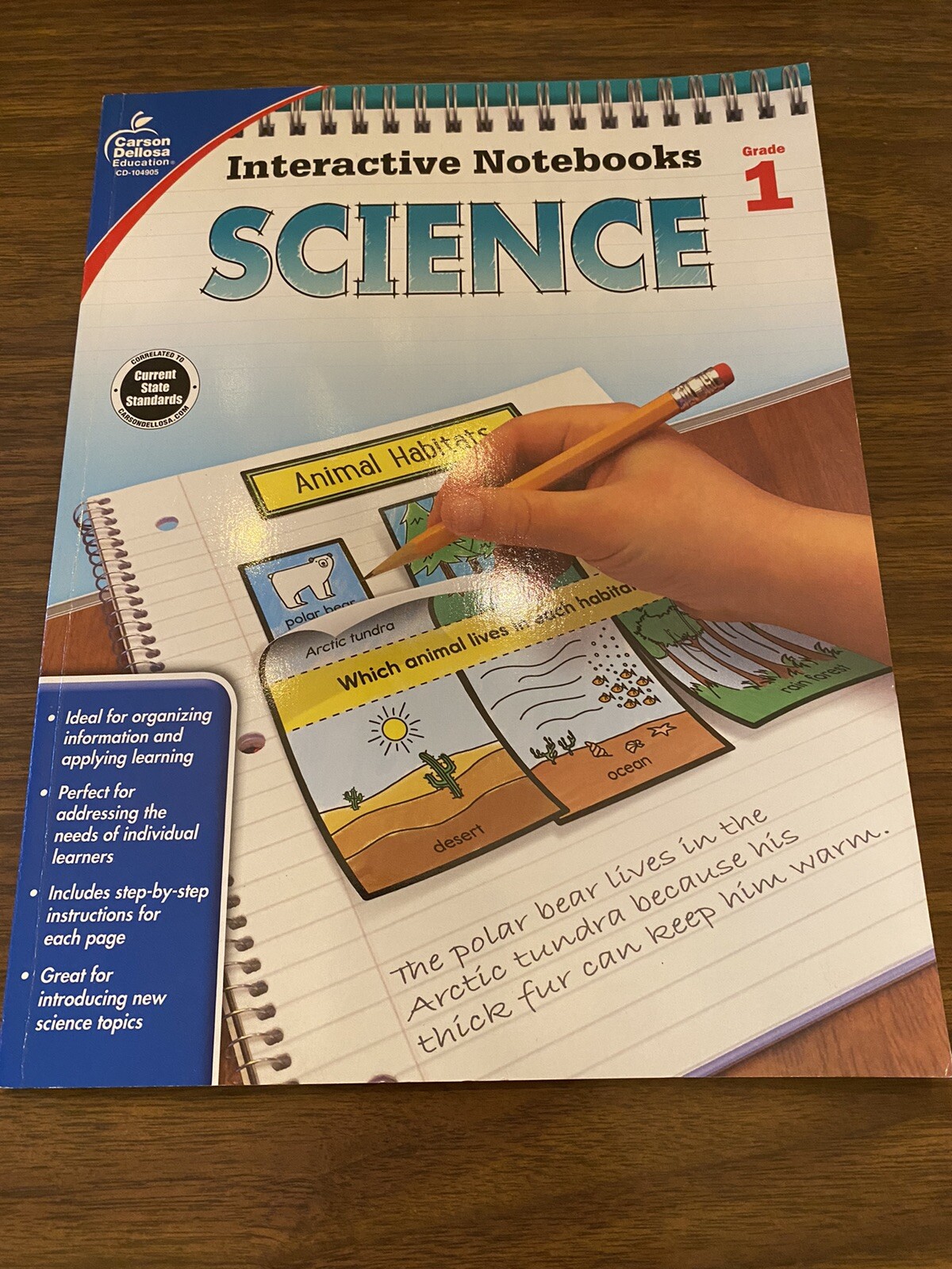 Interactive Notebooks Ser.: Science, Grade 1 by Holly Rafidi (2016)