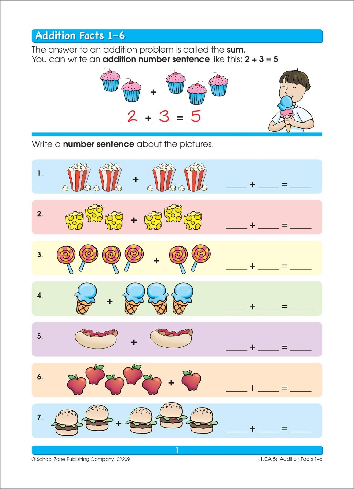 1st 2nd Grade Math Workbook Addition and Subtraction Book for Kid Ages 6 7 8 NEW