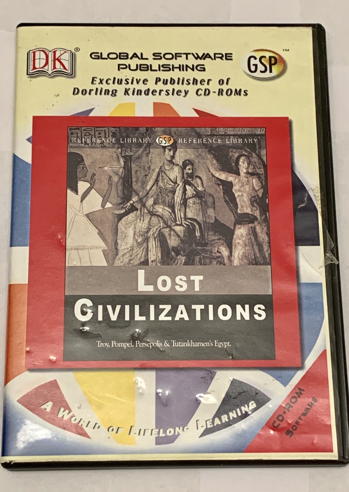 Lost Civilizations Troy, Pompei & Tutankhamen’s Egypt CD Rom Win 95