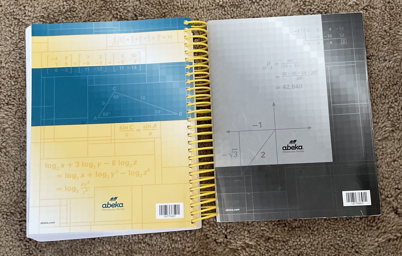 Abeka Algebra 2 Solution Key & Quiz/Test Key Homeschool High School Math