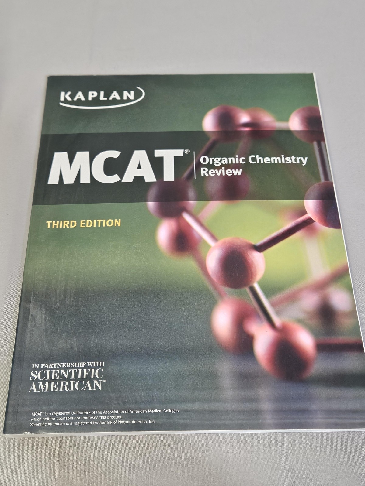 Kaplan MCAT Organic Chemistry Review Third Edition 2016 Study Guide Paperback