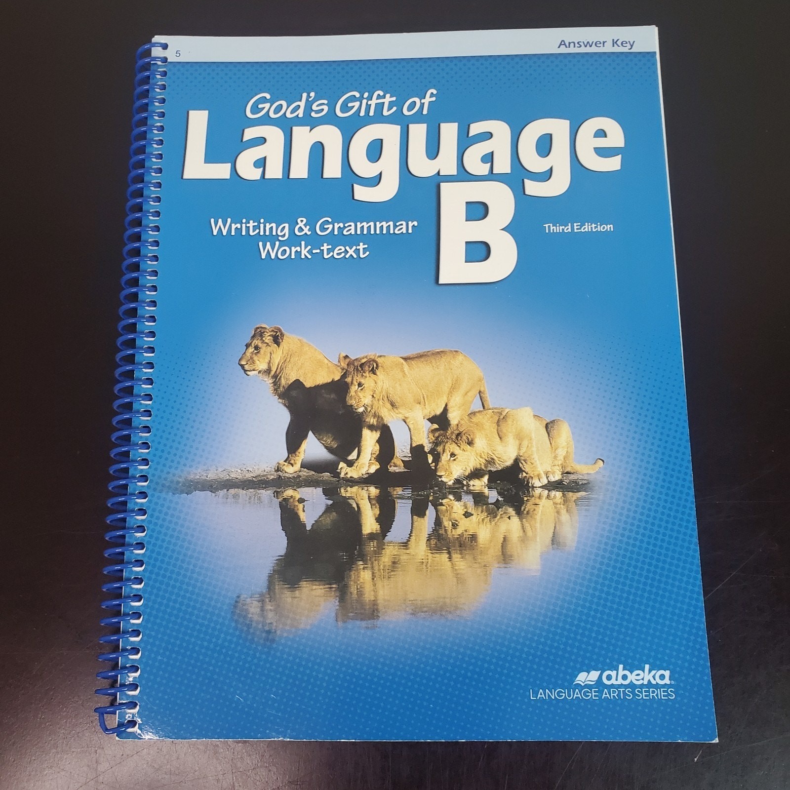 Abeka God’s Gift of Language B Writing & Grammar Work-text, Answer Key 3rd Ed