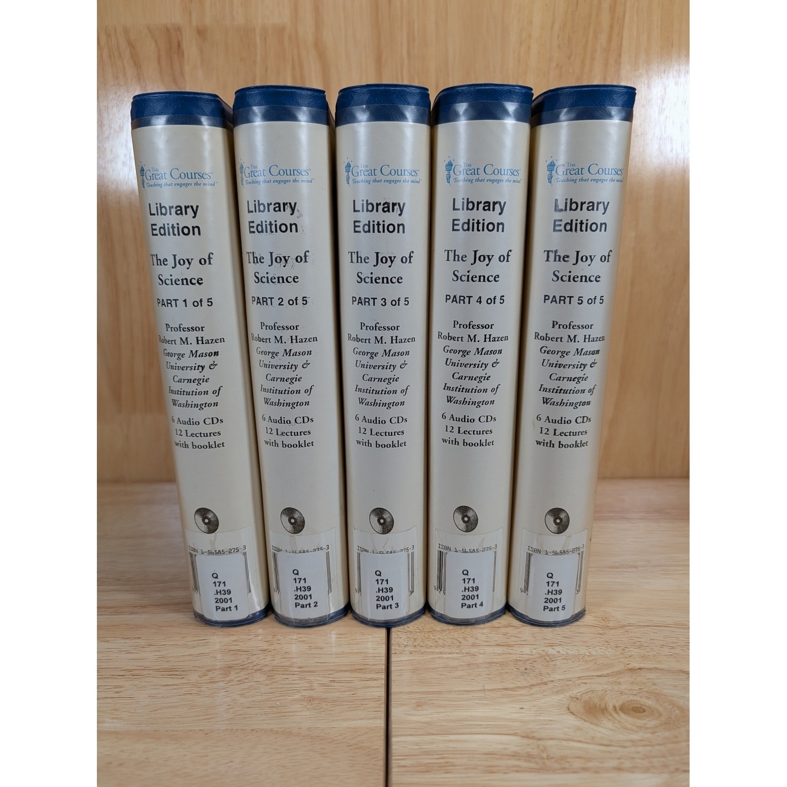 The Great Courses The Joy of Science 30 Audio CDs Robert Hazen Library Edition