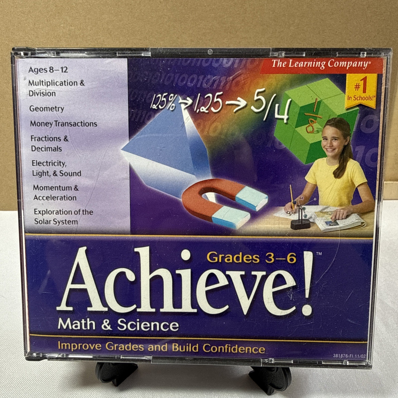 Achieve! Math & Science, Grades 3-6 (Win/Mac) Pre Owned Age 8-12