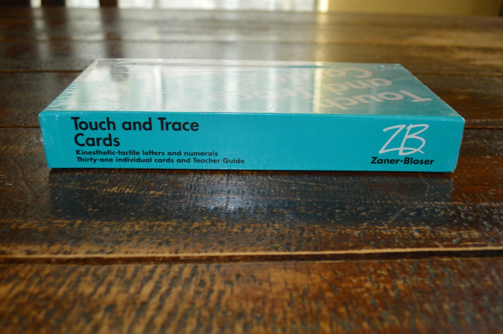 Touch and Trace Cards Cursive Letters and Numerals Zaner -Bloser New Sealed Box