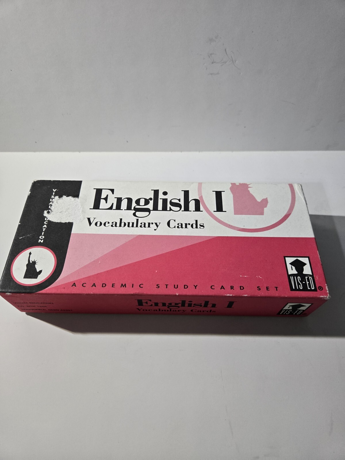 English Vocabulary Cards. 1000 Words Flashcards. Retro School Learning Tool….