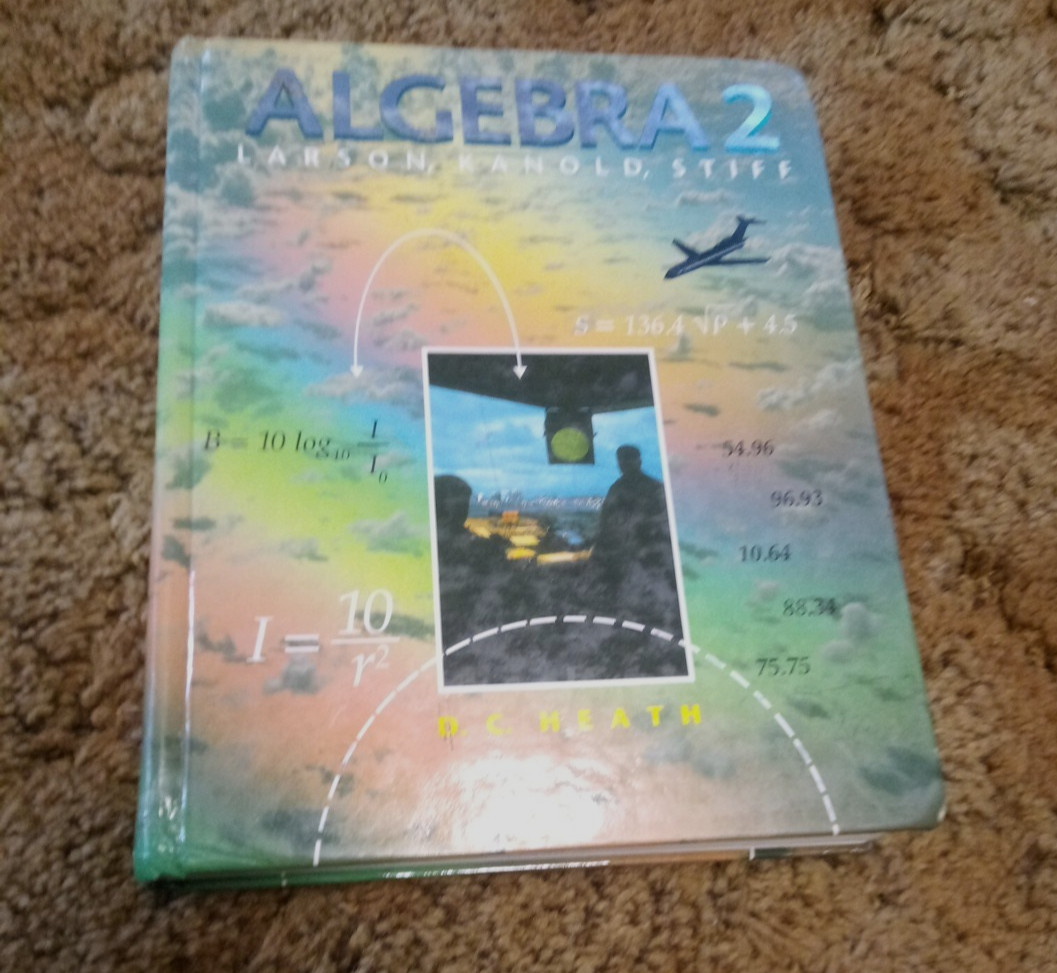 Heath Algebra 2 Hardcover Student Textbook By Ron Larson