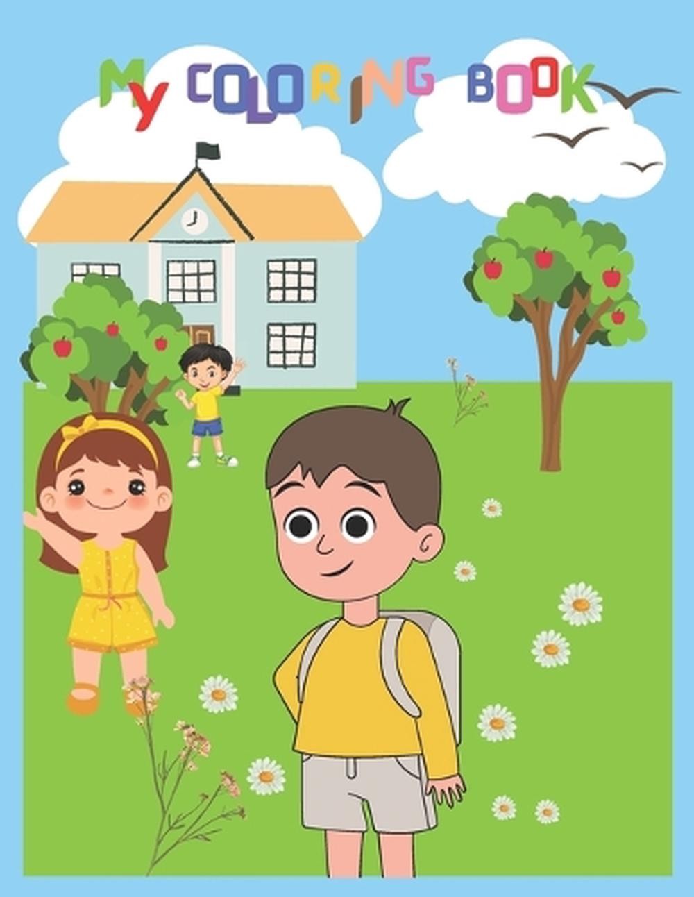 My Coloring book: Cute coloring book for kids 5-10 years old by Santos Paperback