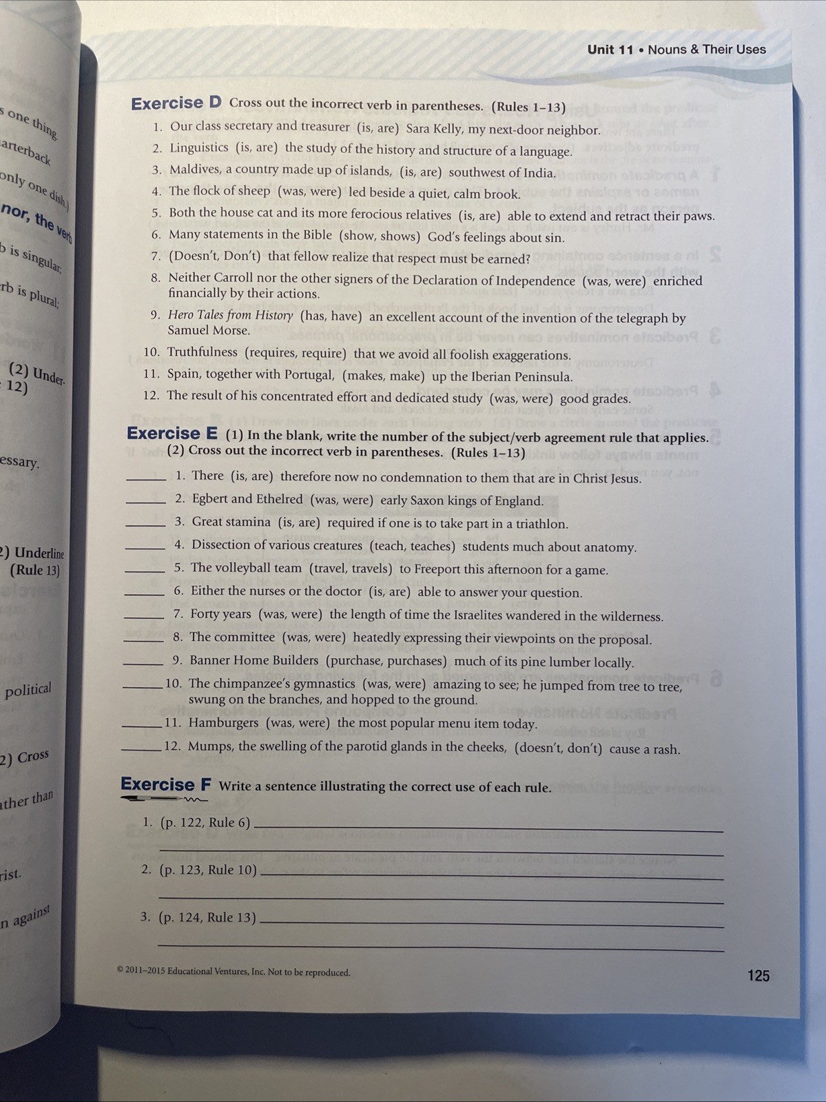 📔ABEKA GRAMMAR & COMPOSITION WORK-TEXT IV 4TH EDITION STUDENT WORK BOOK