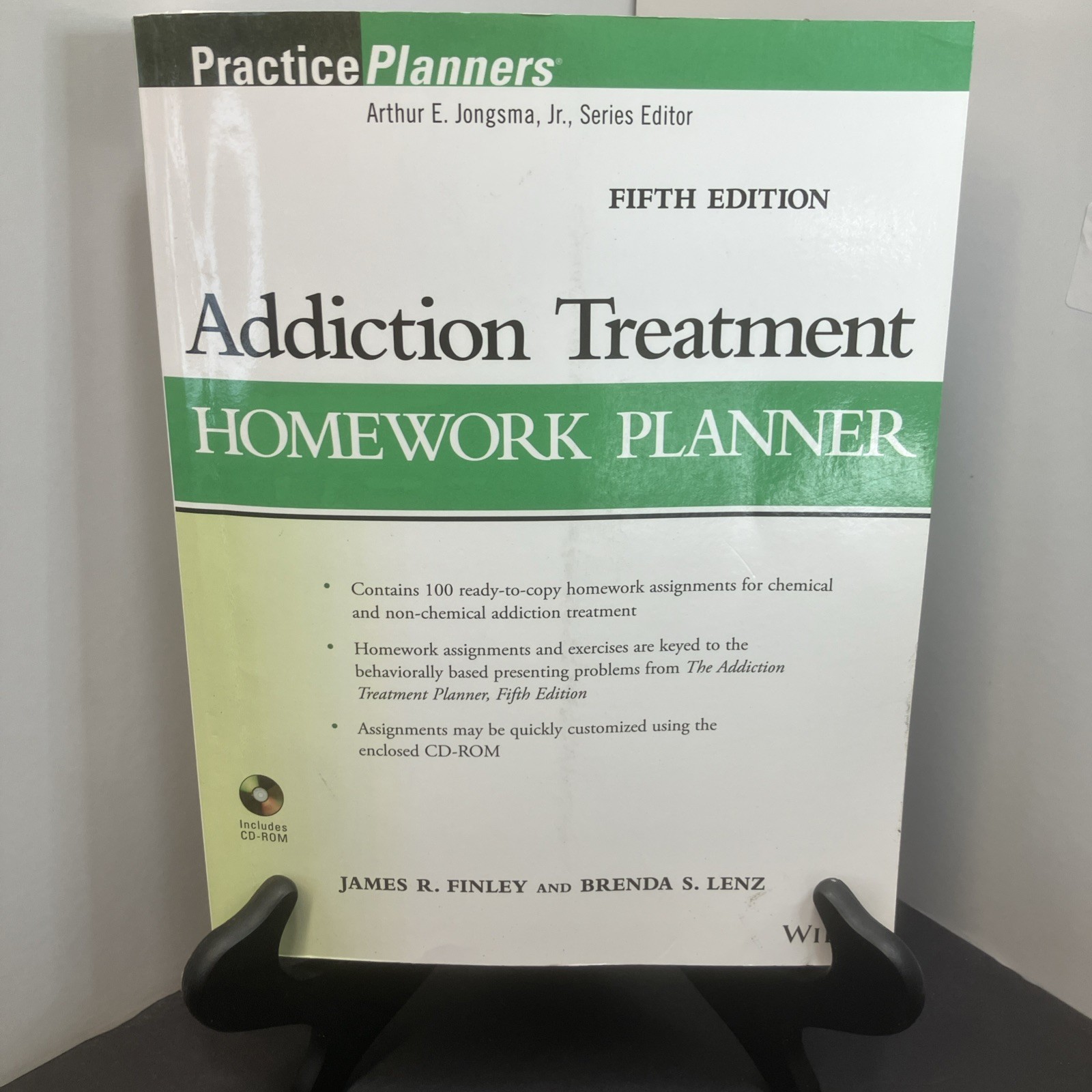 Addiction Treatment Homework Planner [James Finley] With Cd
