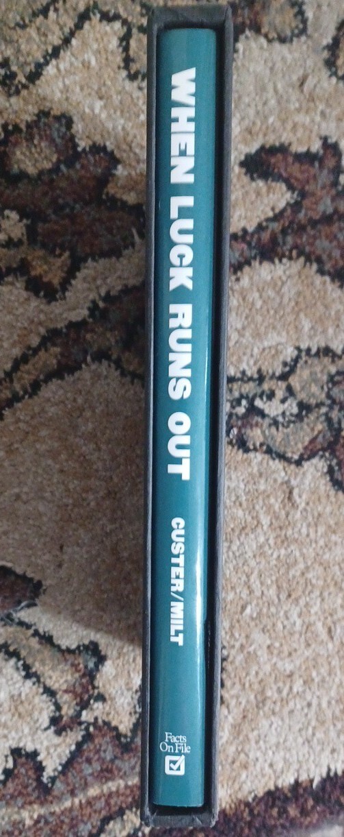 WHEN LUCK RUNS OUT Help For Compulsive Gamblers / HB, DJ, Slipcase / Like-New