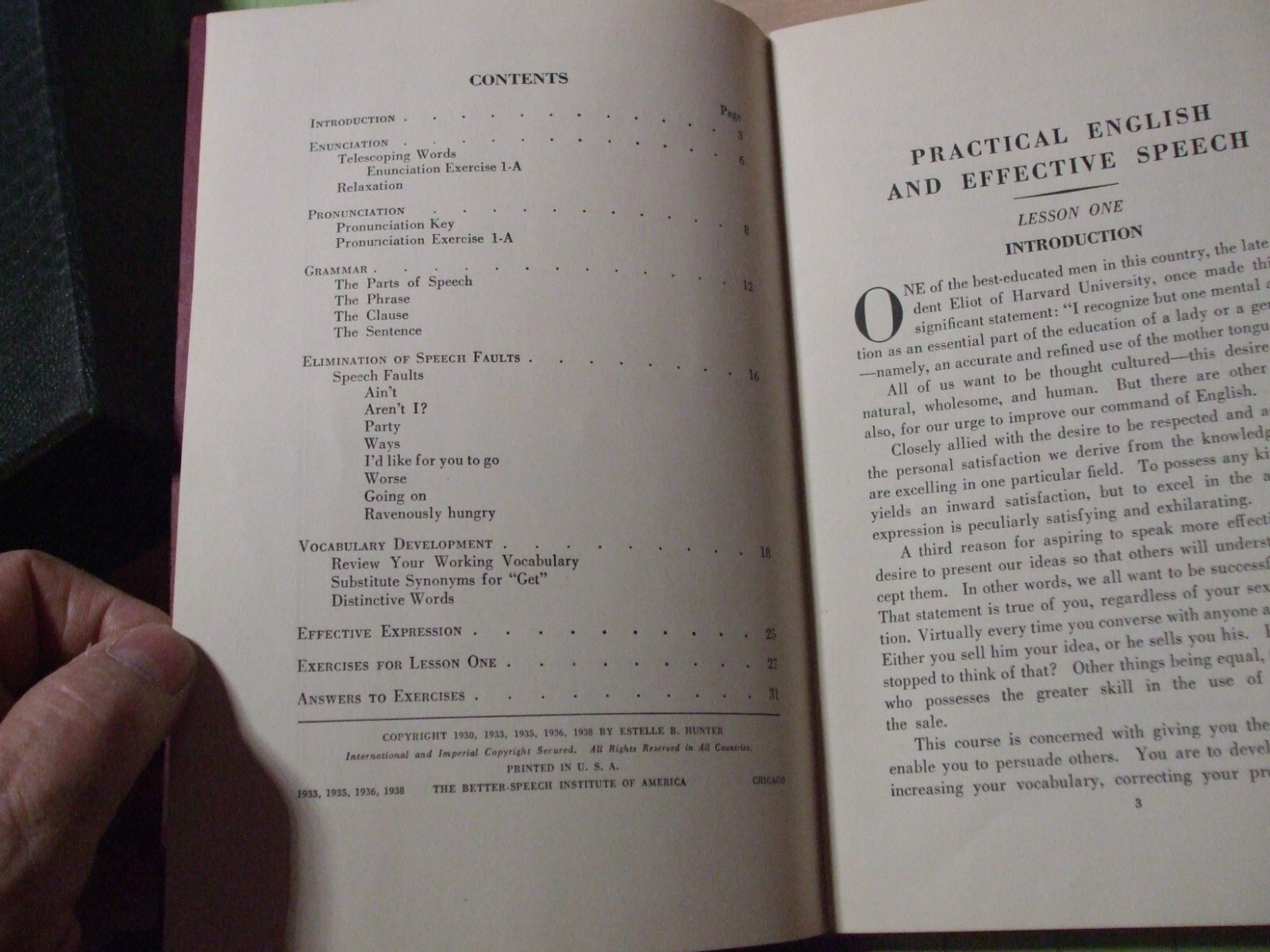 A New Self Teaching Course in Practical English and Effective Speech, 1938