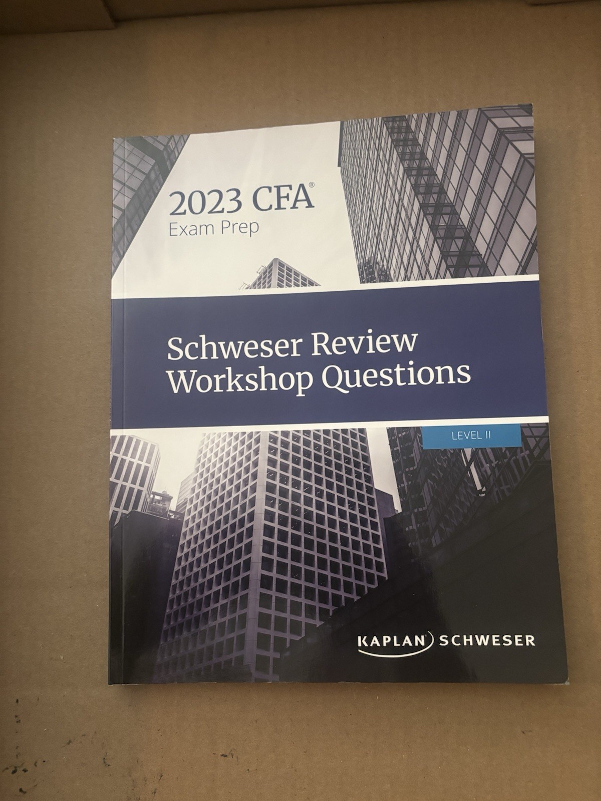 Kaplan Schweser 2023 CFA Level 2 Review Workshop Questions PB New