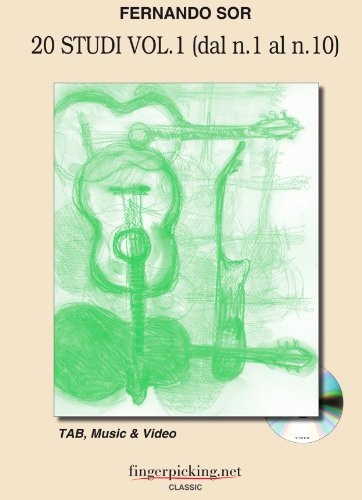 FERNANDO SOR: STUDIES VOL. 1 (FROM 1 TO 10) By Reno Brandoni