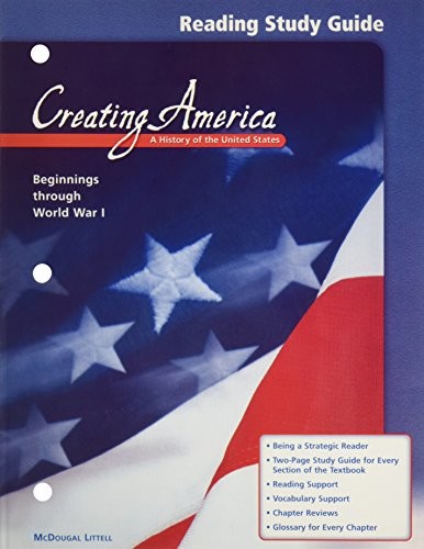 CREATING AMERICA: A HISTORY OF THE UNITED By Mcdougal Littel **BRAND NEW**